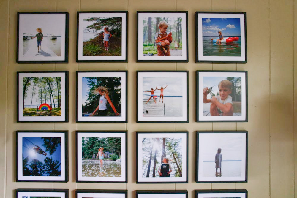 Photo Gallery Wall, Quick & Easy - Enjoying the Small Things